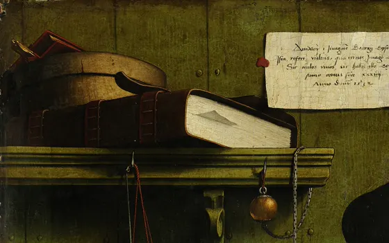 Letters pinned to a merchant's wall